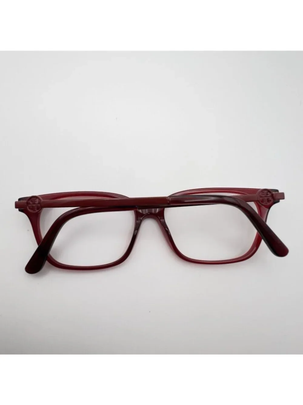 Tory Burch TY 2107 1801 Burgundy Red Cat Eye Square Eyeglass Frames 52-15-140